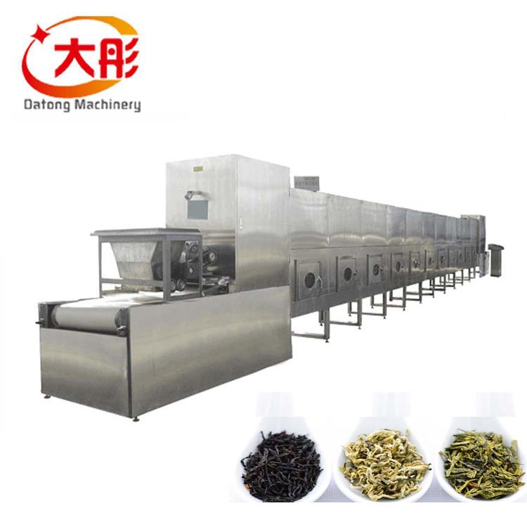 Industrial Conveyor Belt Type Microwave Herb Leaves Moringa Leaves Mushroom F...